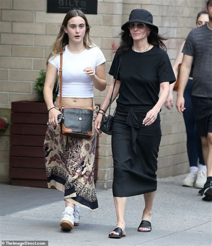 Courteney Cox's daughter Coco Arquette, 19, models a crop top in New York City as she proves she is |