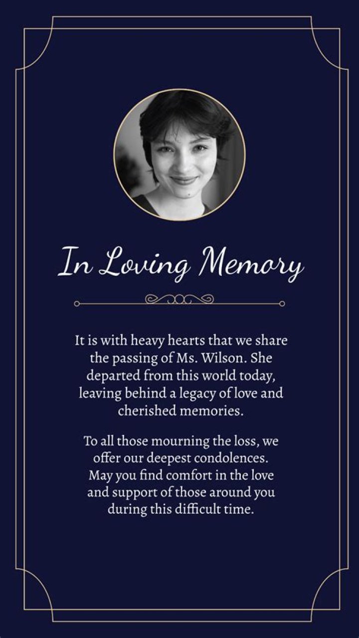 Death And Obituary Family Details