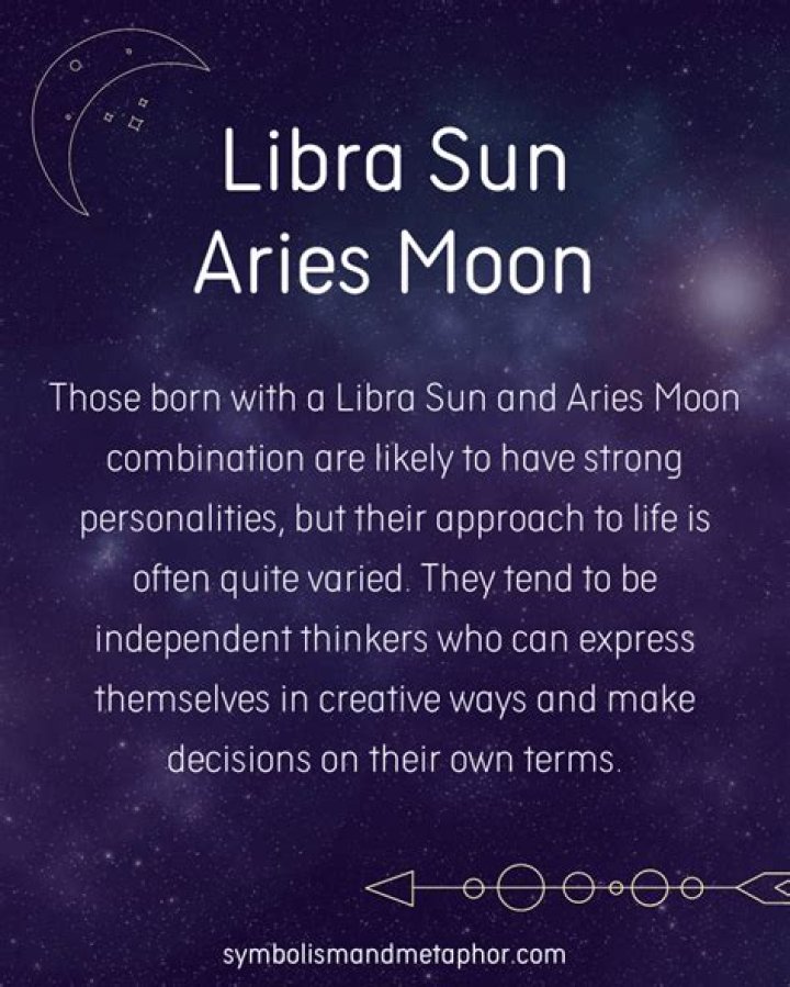 Libra Sun with Aries Moon and Sagittarius Rising Truly Divine ·